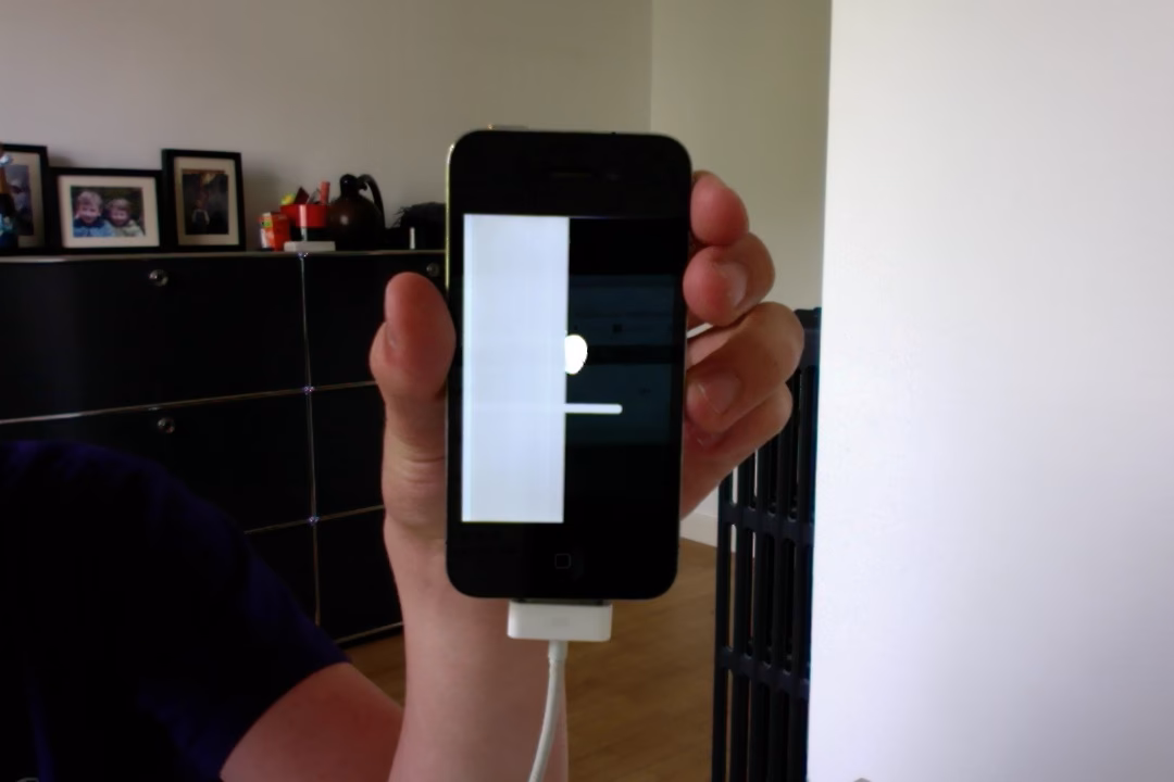 Why is my bottom half of iPhone screen not working?