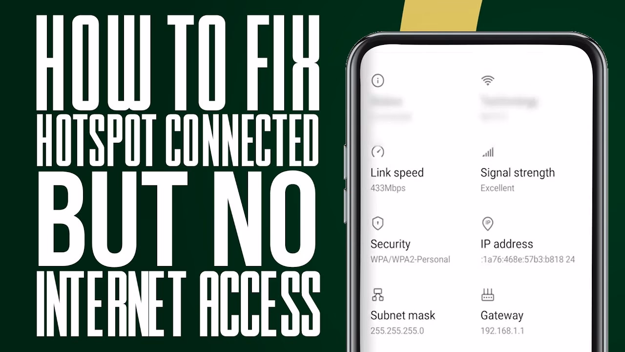 How to fix 'hotspot connected but no internet' issue on iPhone?