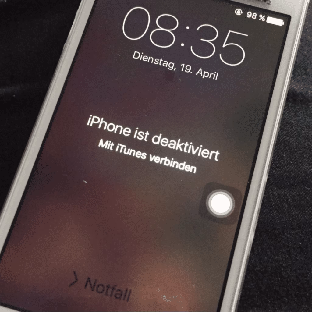 Wie kann ich mein deaktiviertes iPhone wieder aktivieren?