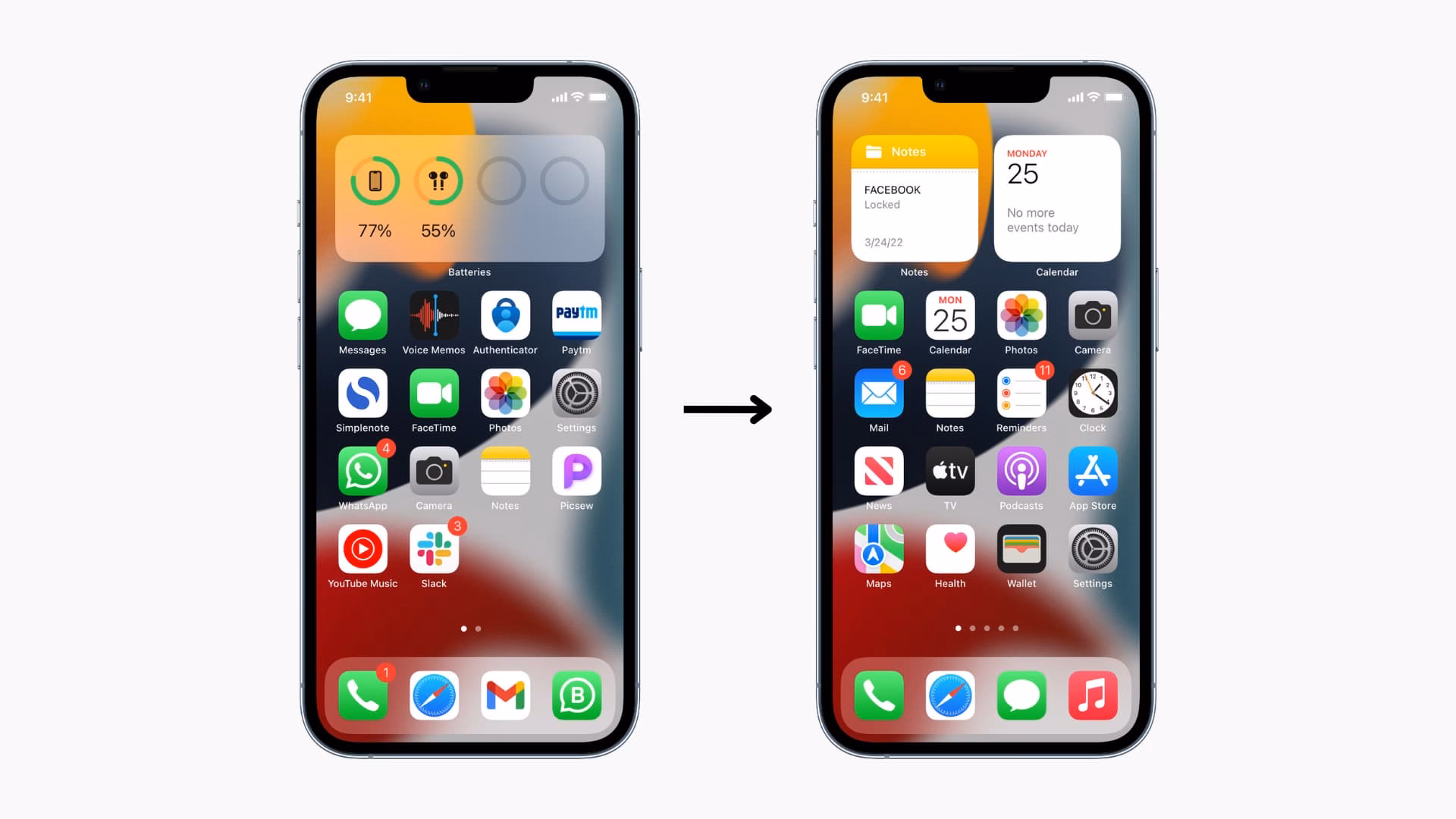 How do I customize my iPhone's home screen?