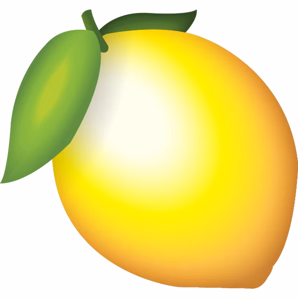 What is a lemon emoji?