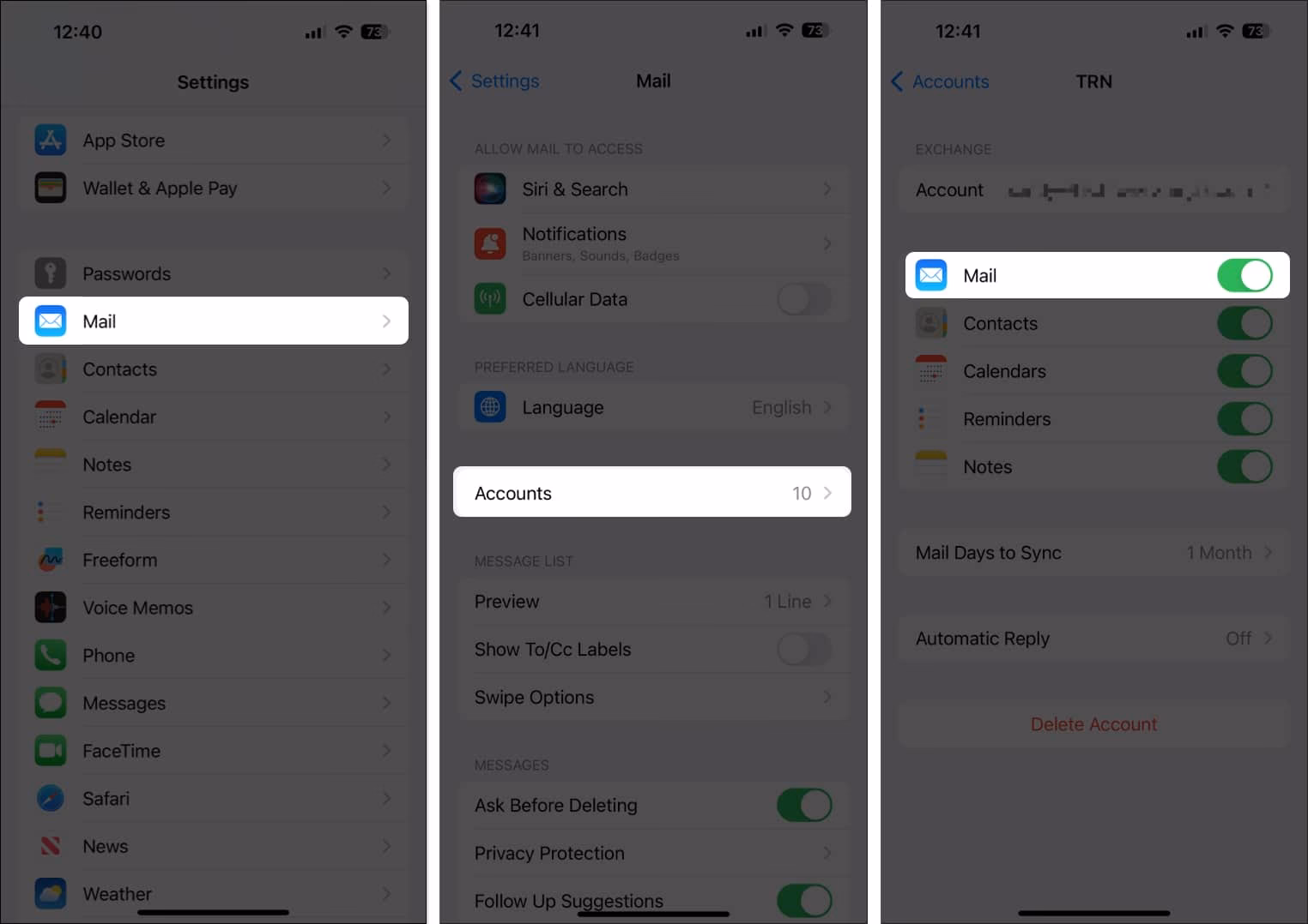 How do I get my iPhone to check for new emails?
