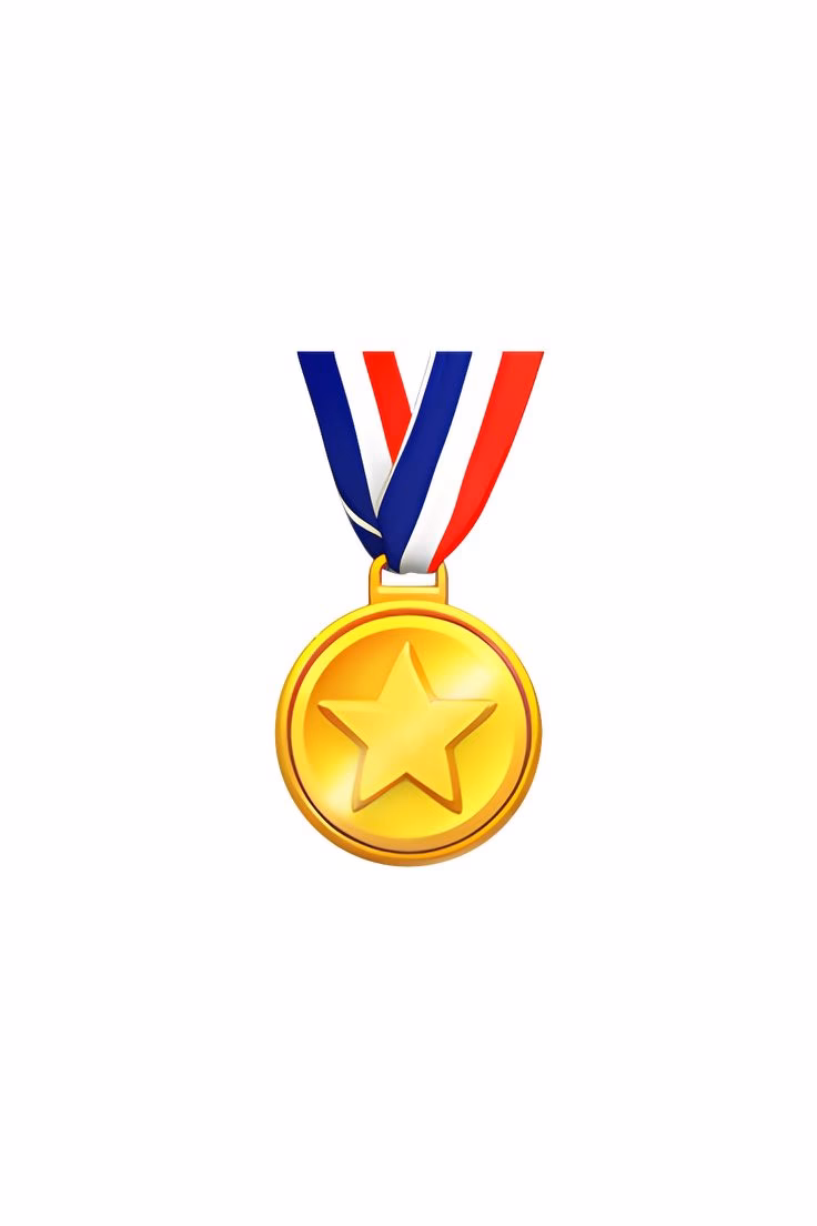 What is a gold medal emoji?