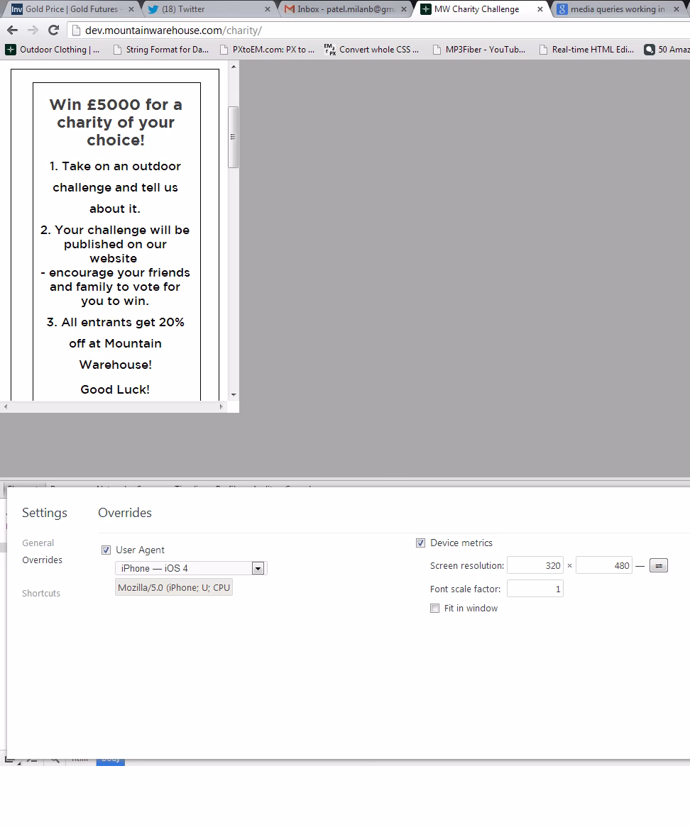 Why are CSS media queries not working?