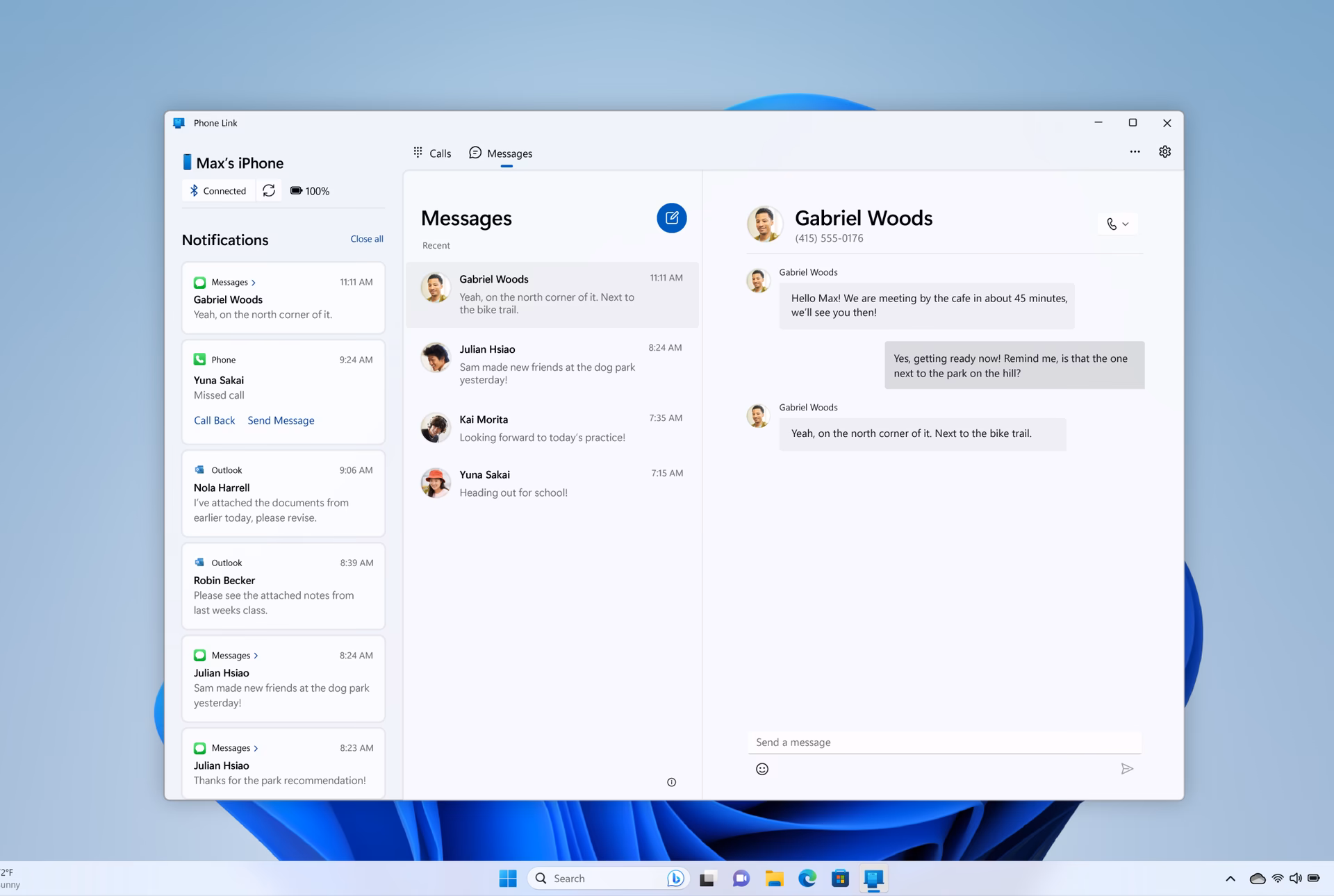 How do I connect my iPhone to my computer?
