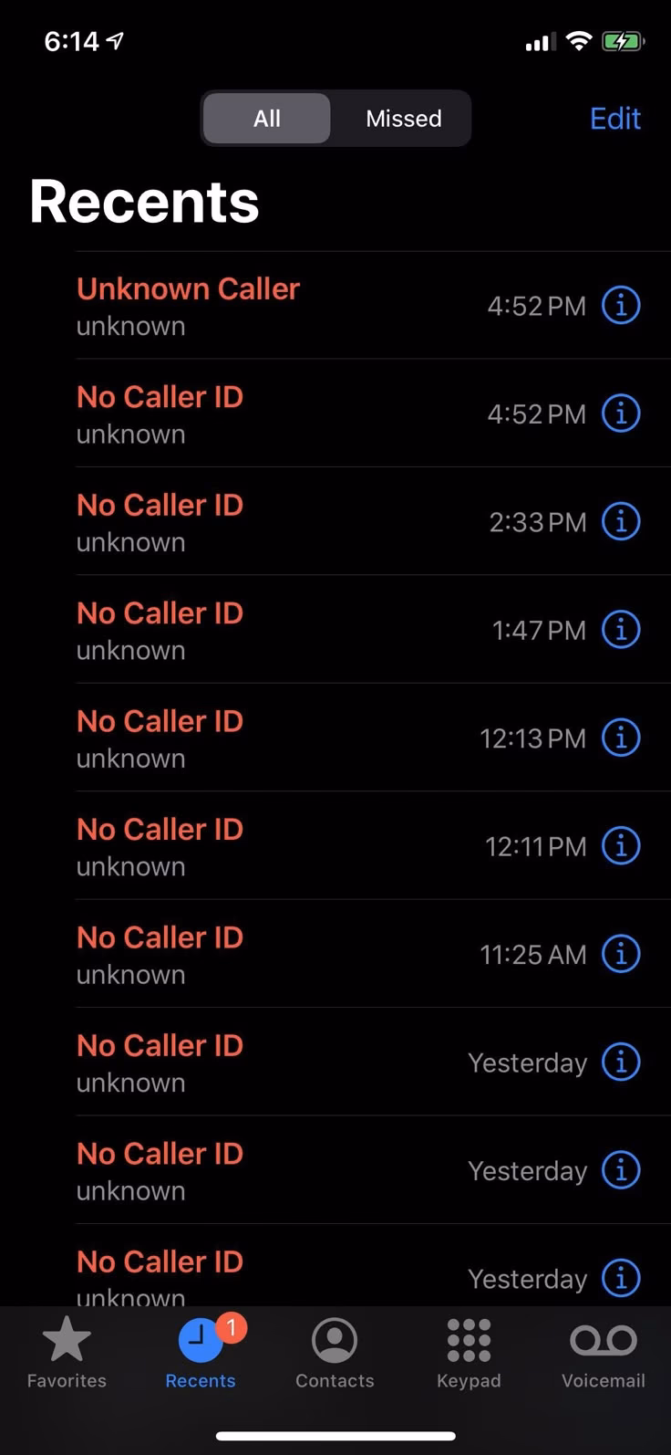 Can you see missed calls on iPhone lock screen?