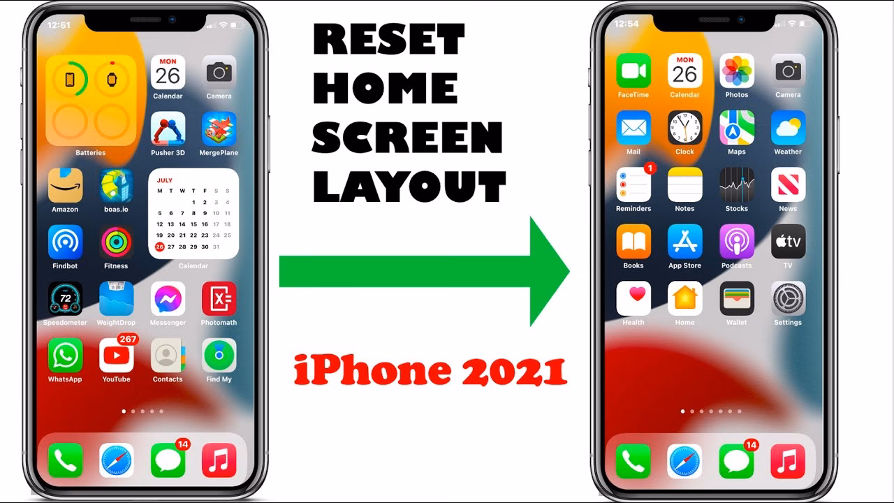 How to reset iPhone home screen layout with iOS 17?