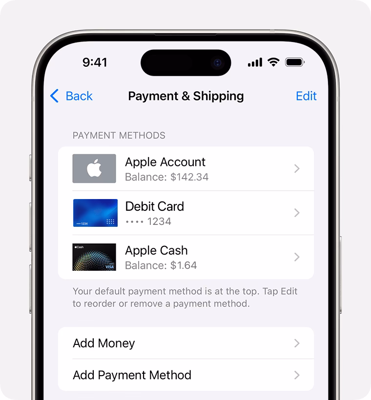 How long does it take to update Apple ID payment information?