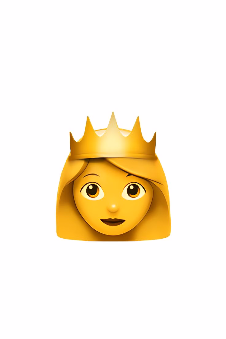 What does princess emoji mean?