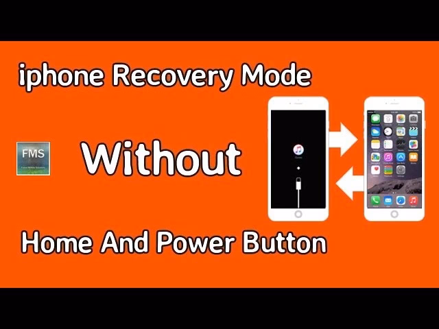 How to put iPhone 6 in recovery mode without home button?