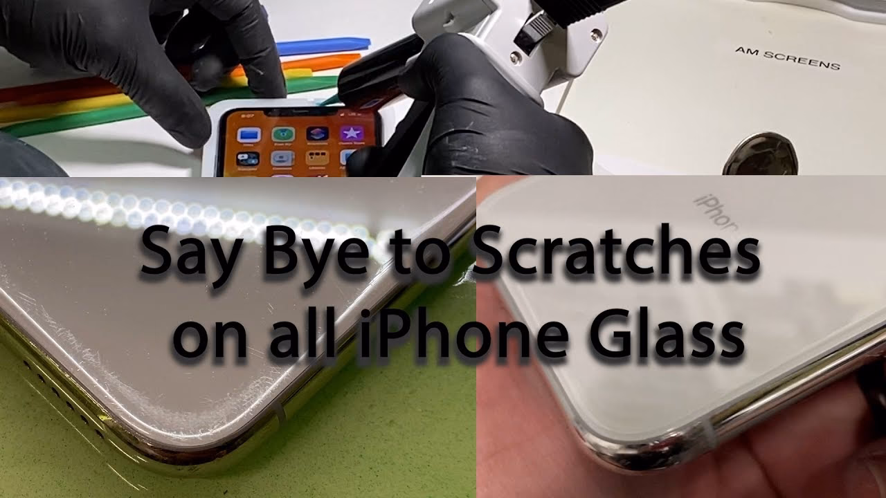 How do you fix a scratches on a Samsung phone?