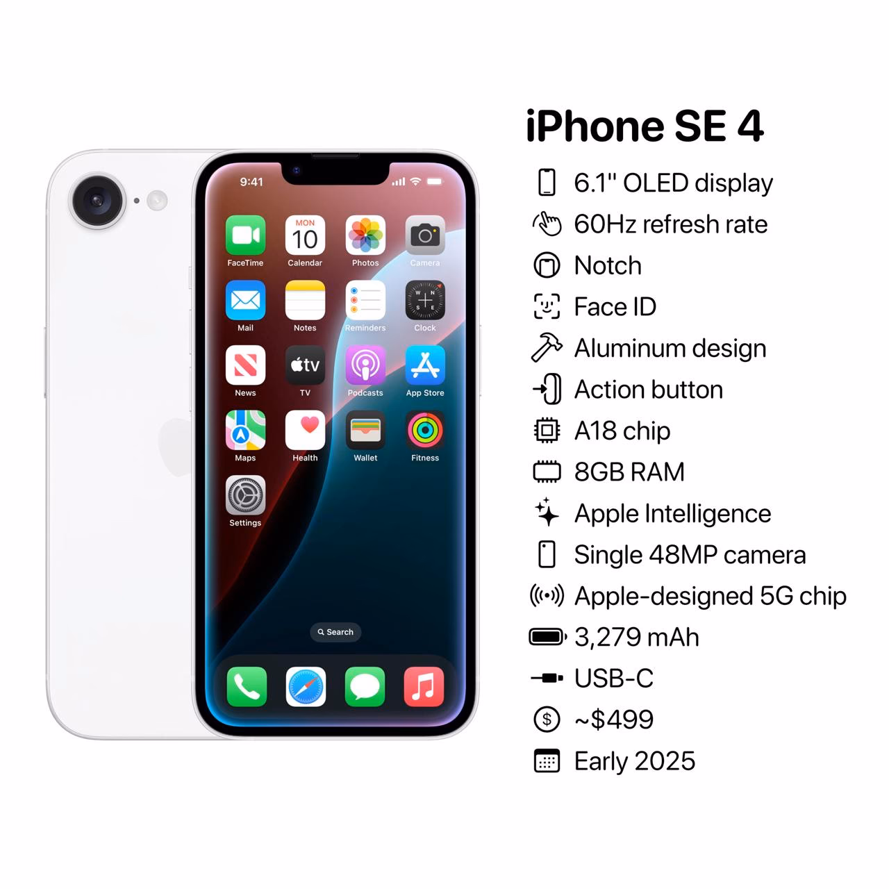 Что входит в комплектацию iPhone SE?