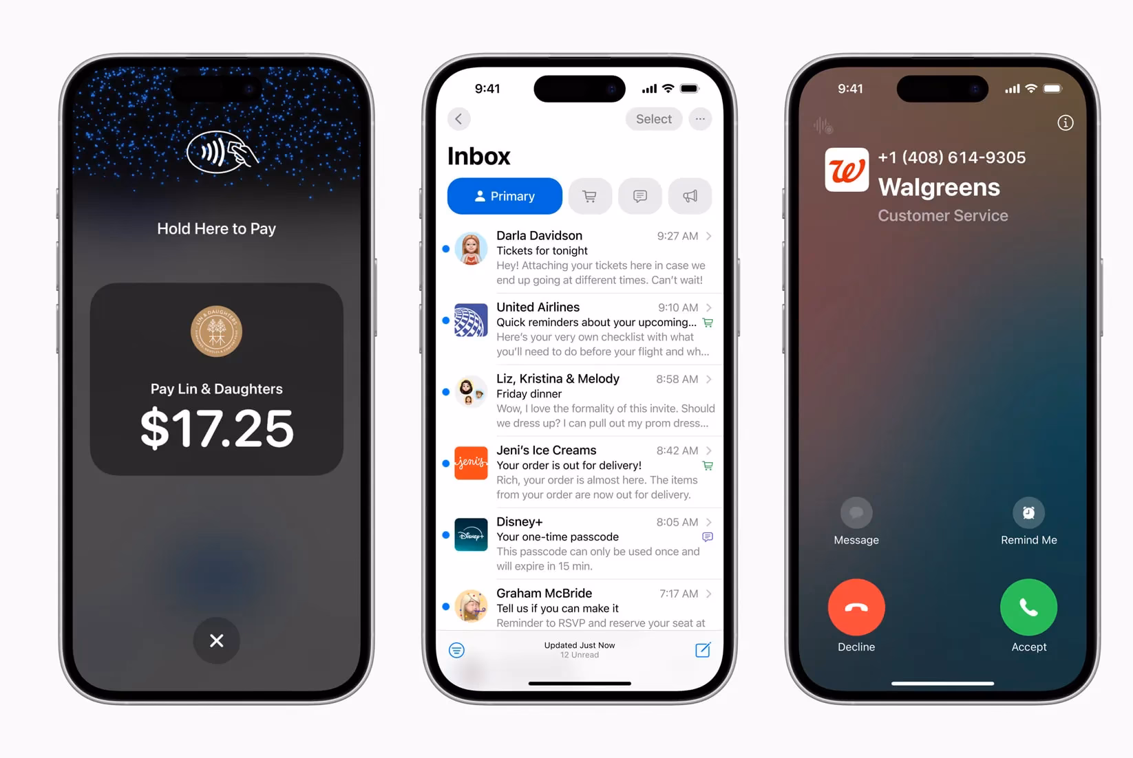 Can a company name be displayed on a caller ID?