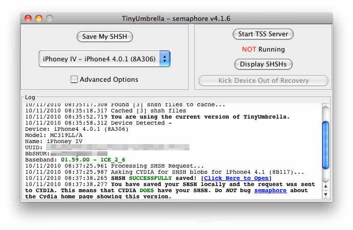 How do I request A SHSH blob from Apple?