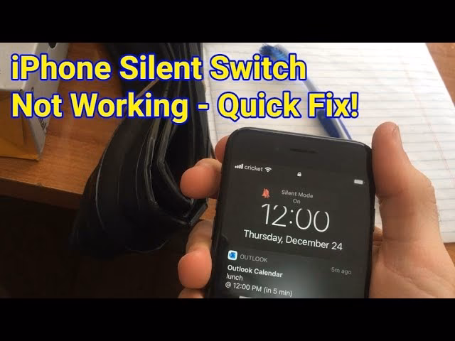 How to fix Ringer/silent switch button on iPhone?