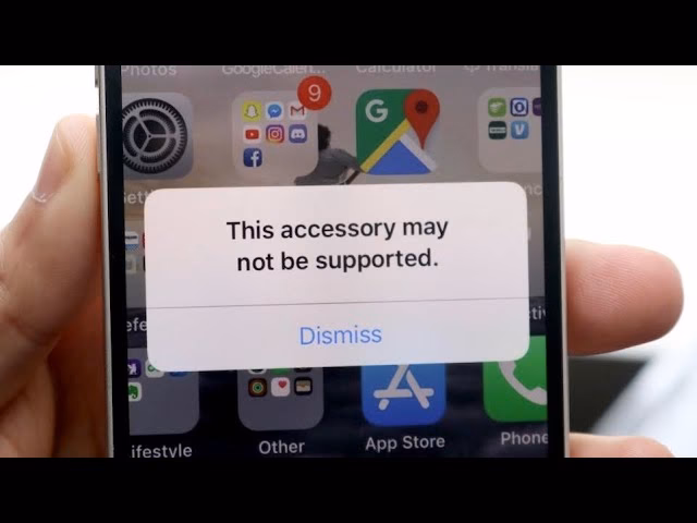 How to fix 'this accessory may not be supported' alert on iPhone?