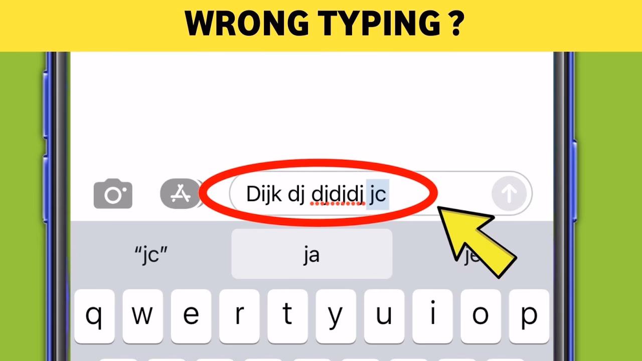 Why does my iPhone type wrong letters?