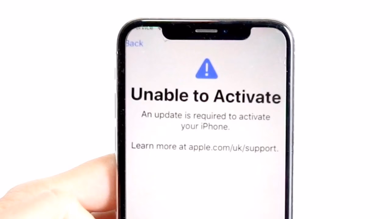 How to fix iPhone activation error?