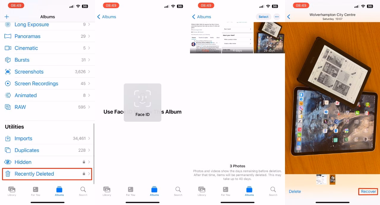 How to recover deleted photos from iPhone in 2025?