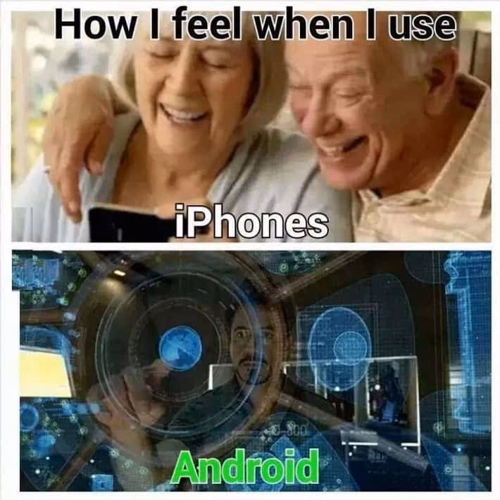What are Android & Apple memes?