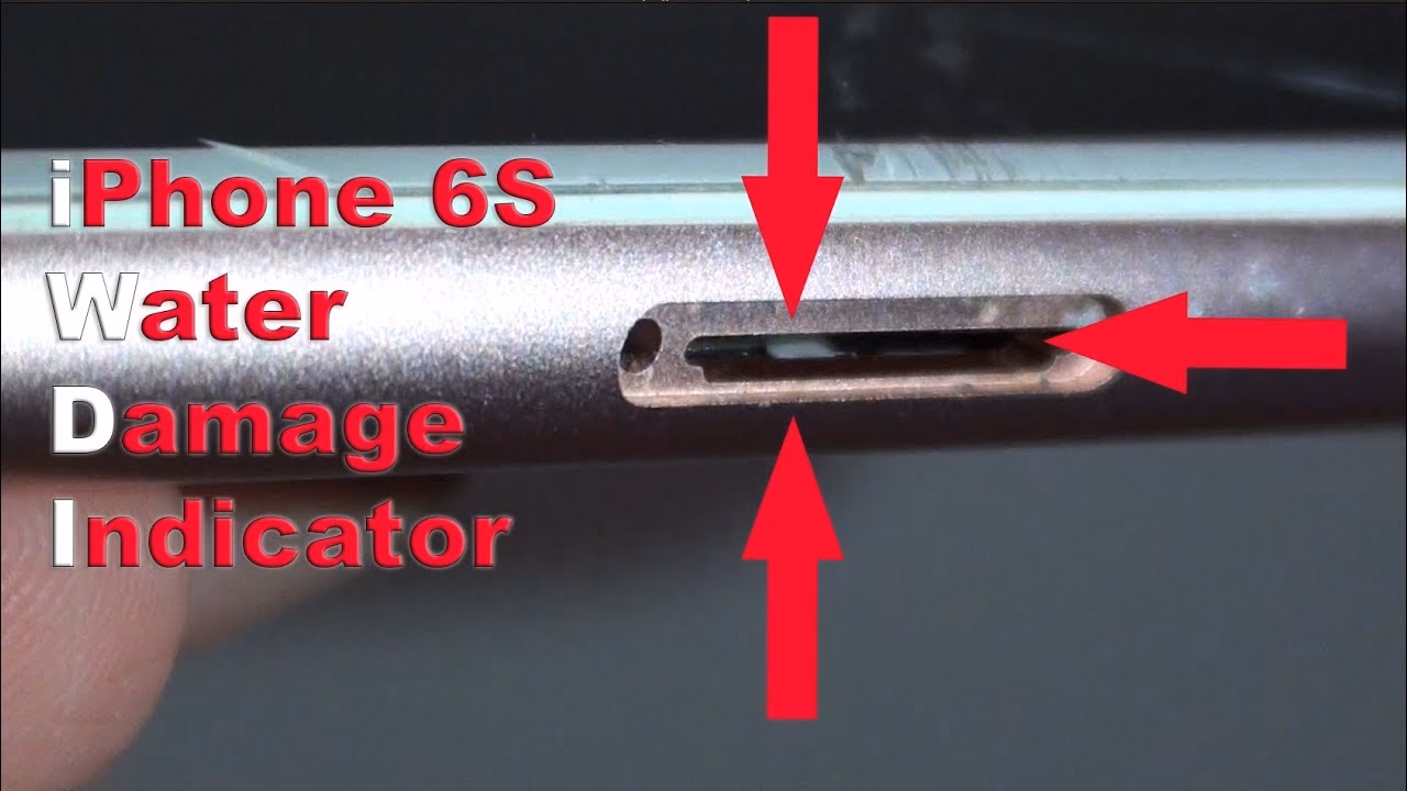 How do I know if my iPhone has a liquid contact indicator?