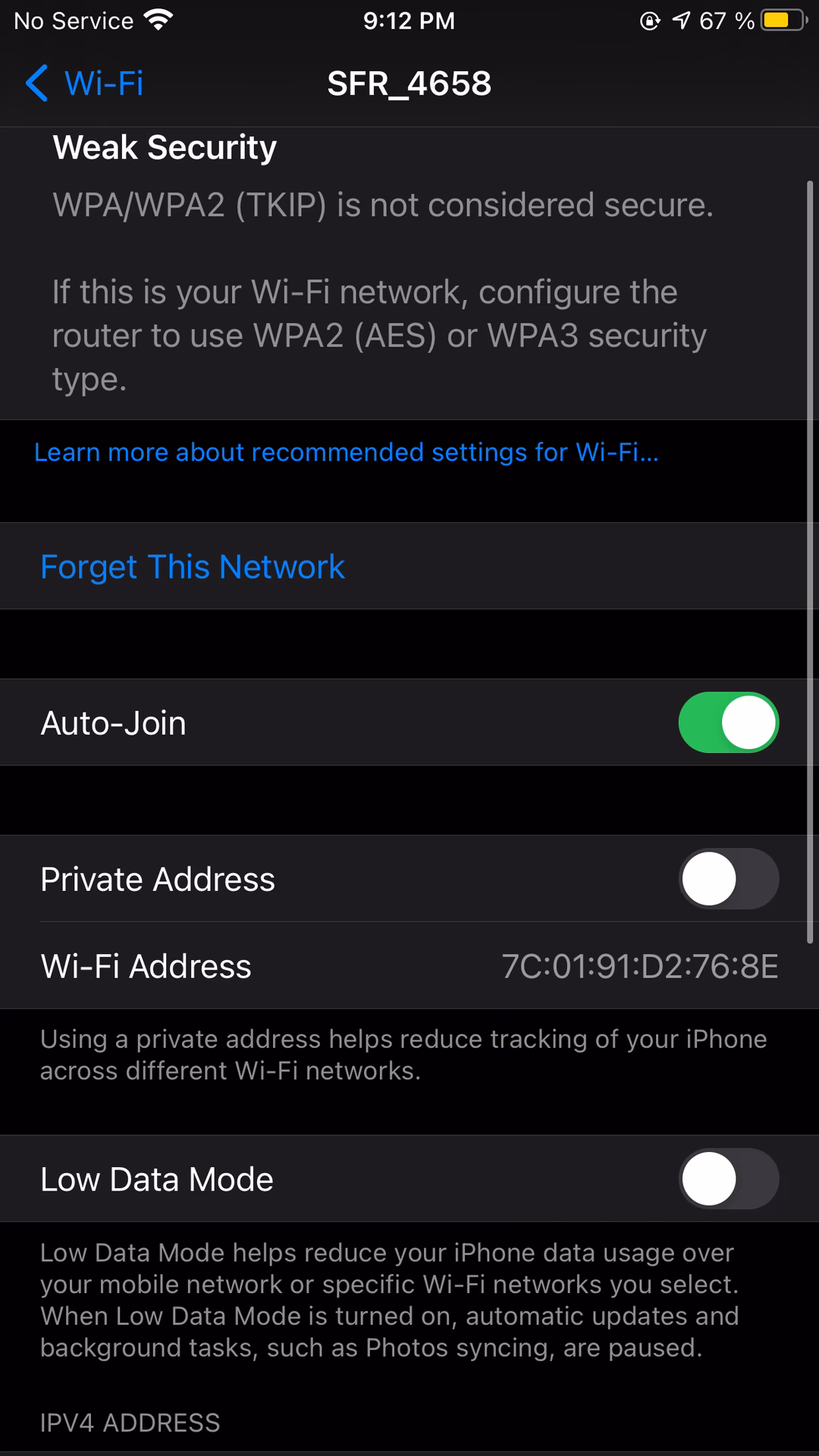 What is WPA & TKIP on iPhone?