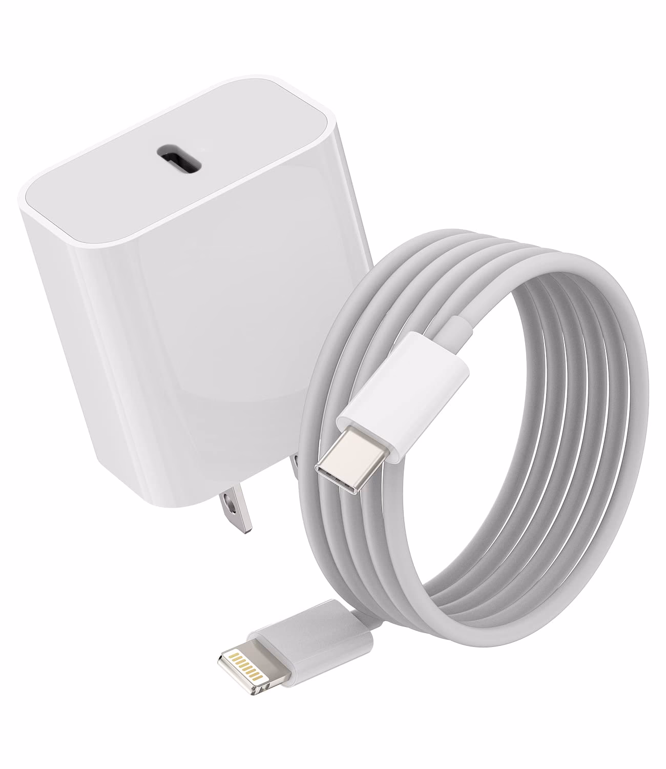 How many ft/1.8 m is the iPhone charger cable?