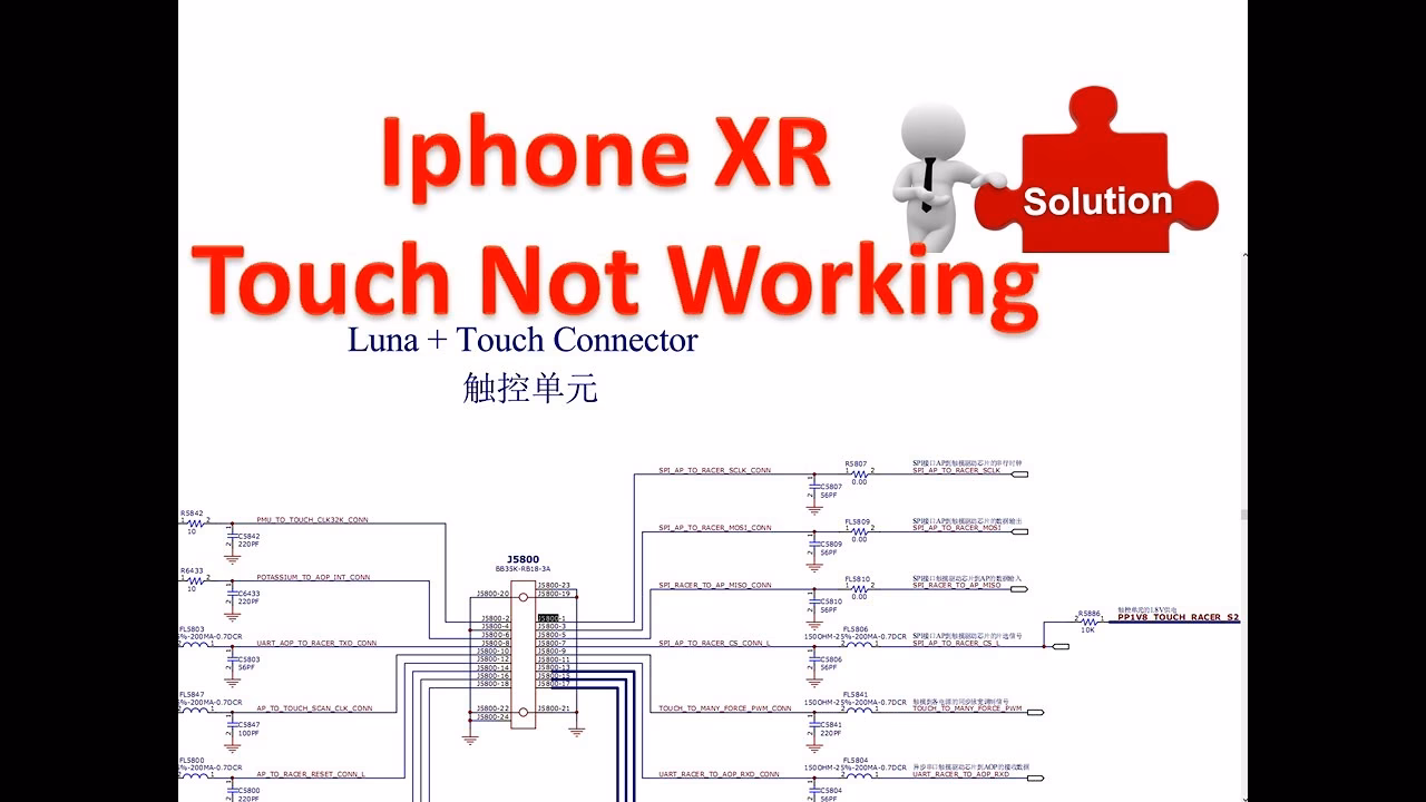 How to fix iPhone XR touch screen problem?