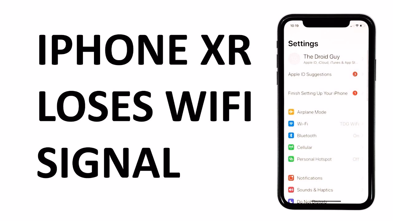 How to fix Internet error on iPhone XR?