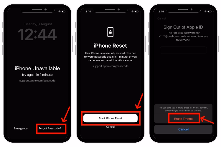 How to unlock iPhone?