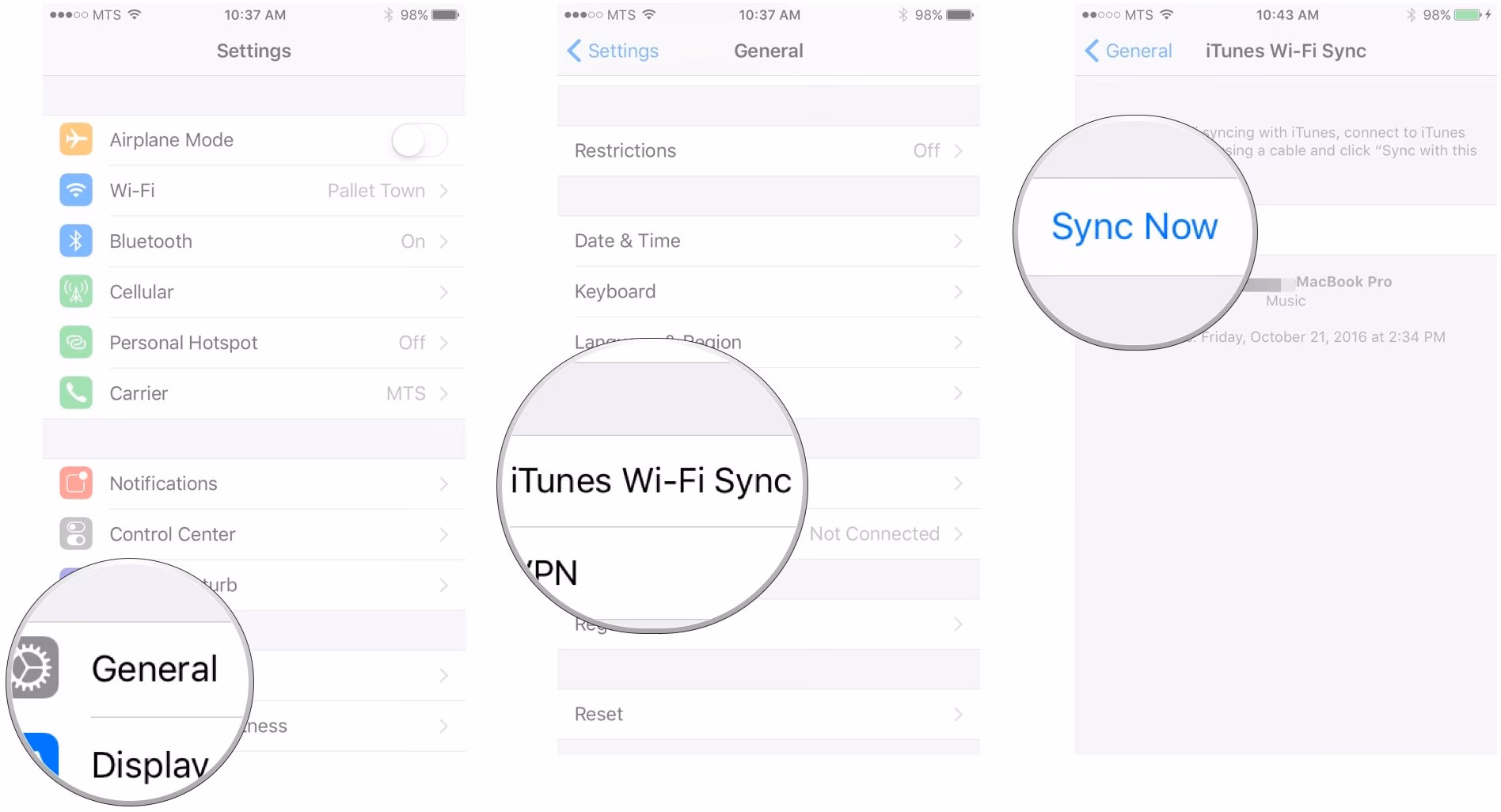 Does iTunes support Bluetooth syncing?