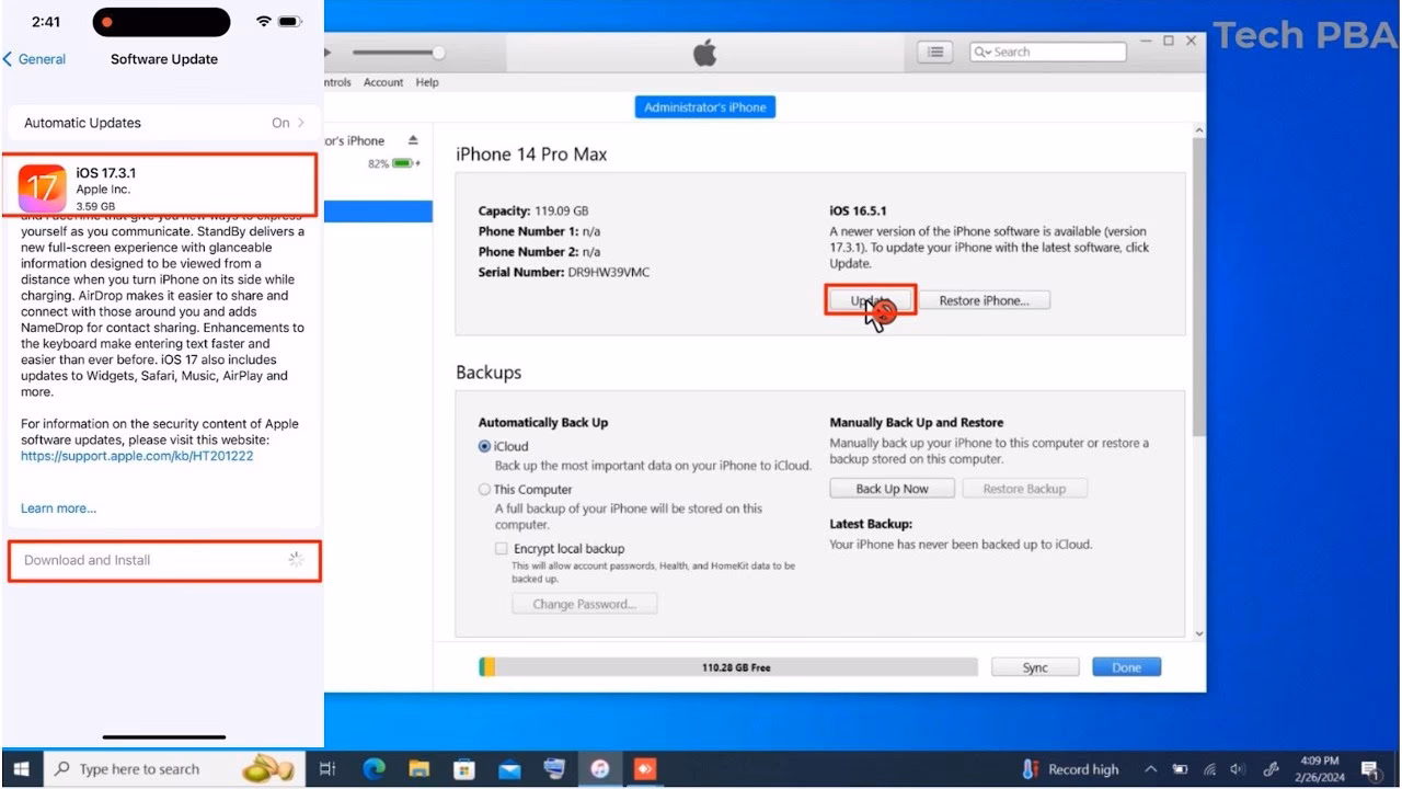 How do I update my iPhone to iOS & iPadOS?