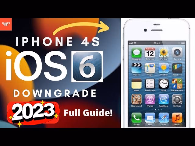 How to downgrade iPhone 4S & iPad 2 after jailbreak?