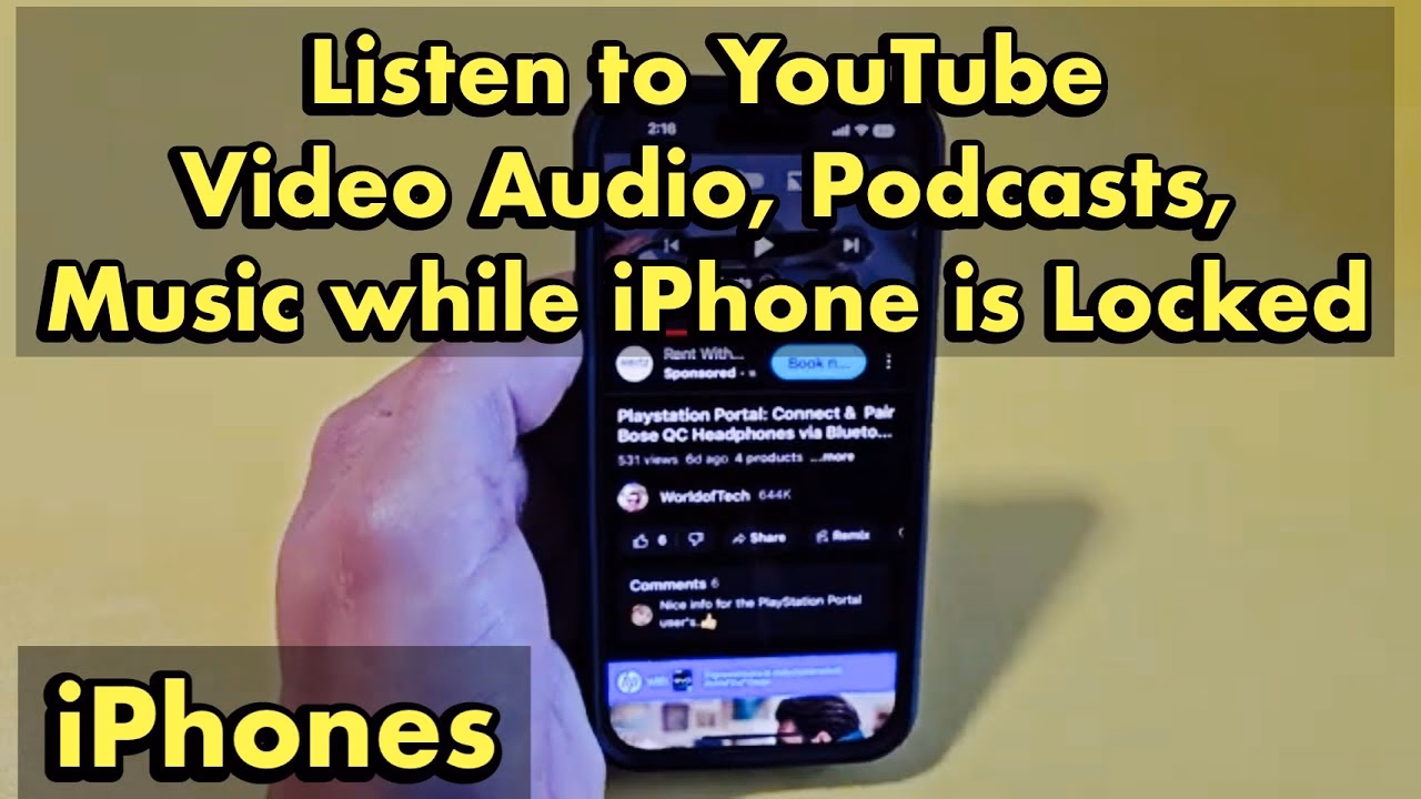 How to watch YouTube video on iPhone?