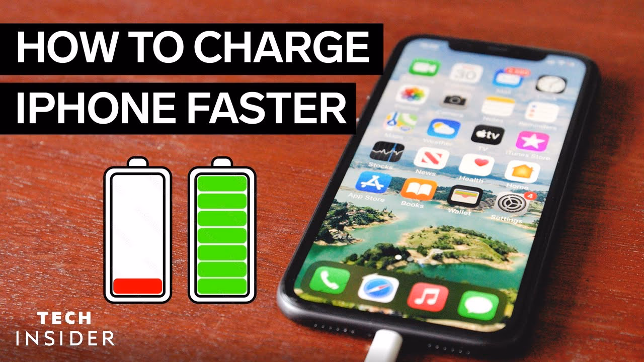 What is the fastest way to charge a new iPhone?