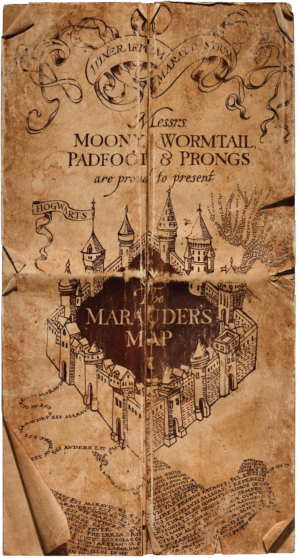How many Harry Potter Marauder's map wallpapers are there?