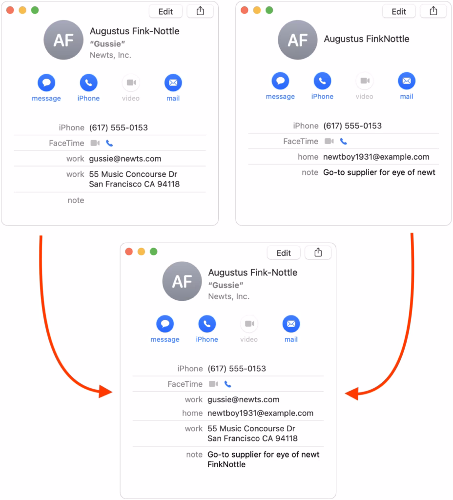 How do I find duplicate contacts on my iPhone?