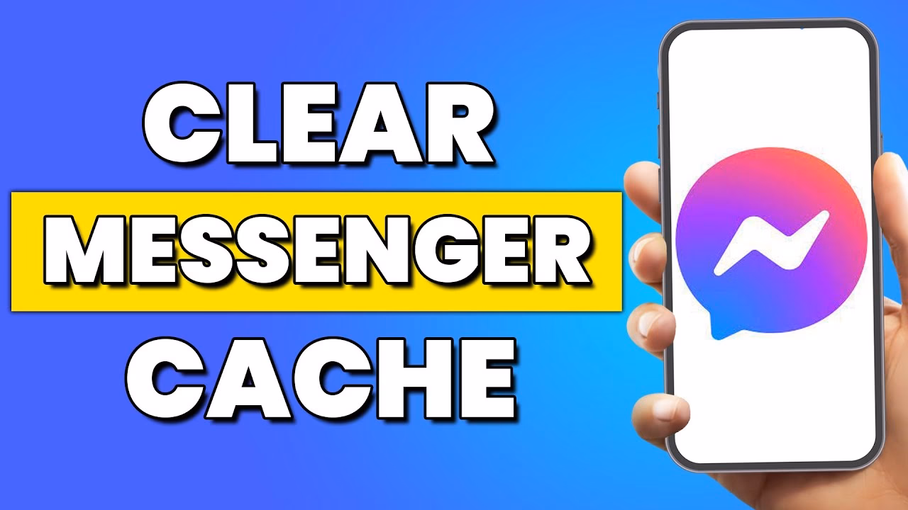 How to clear cache on messenger on iPhone?