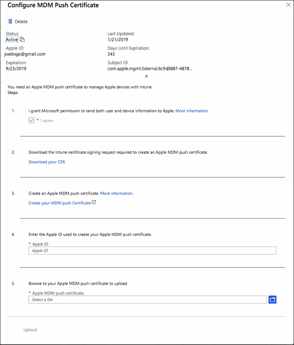 How do I download an APNs certificate?