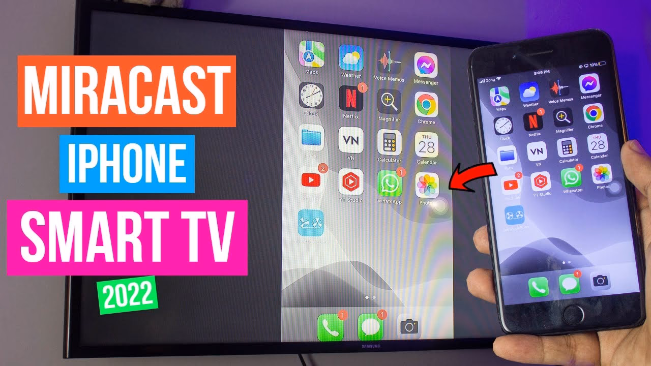 How do I Mirror my iPhone with Miracast?