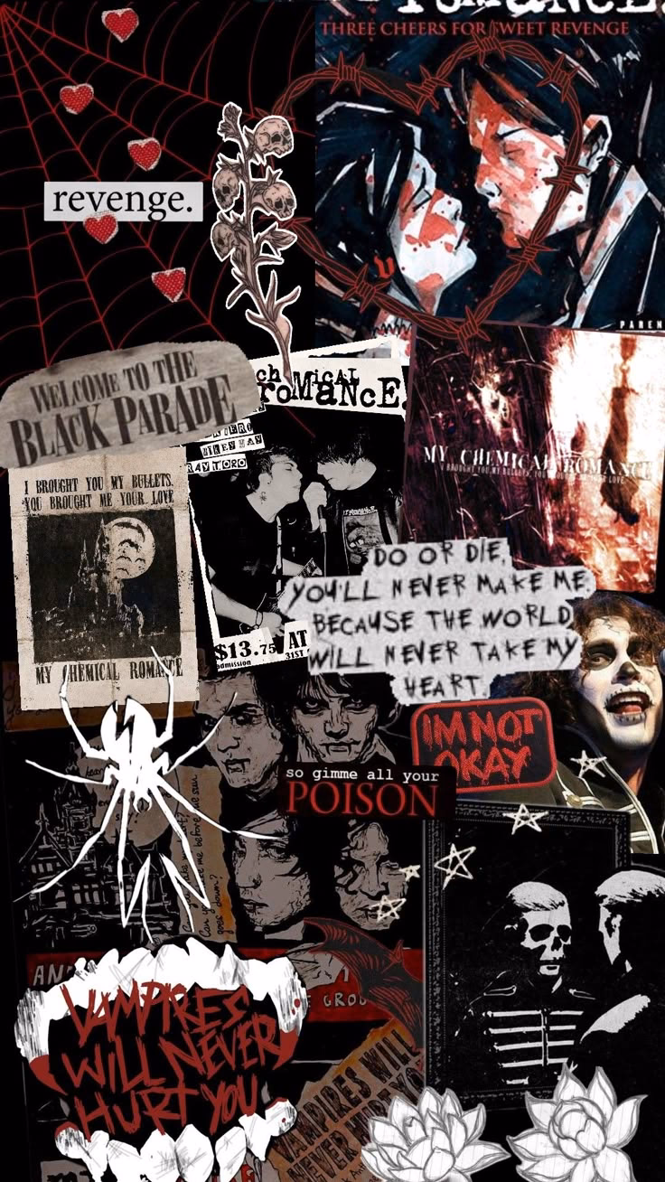 How to make a background for my Chemical Romance iPhone?
