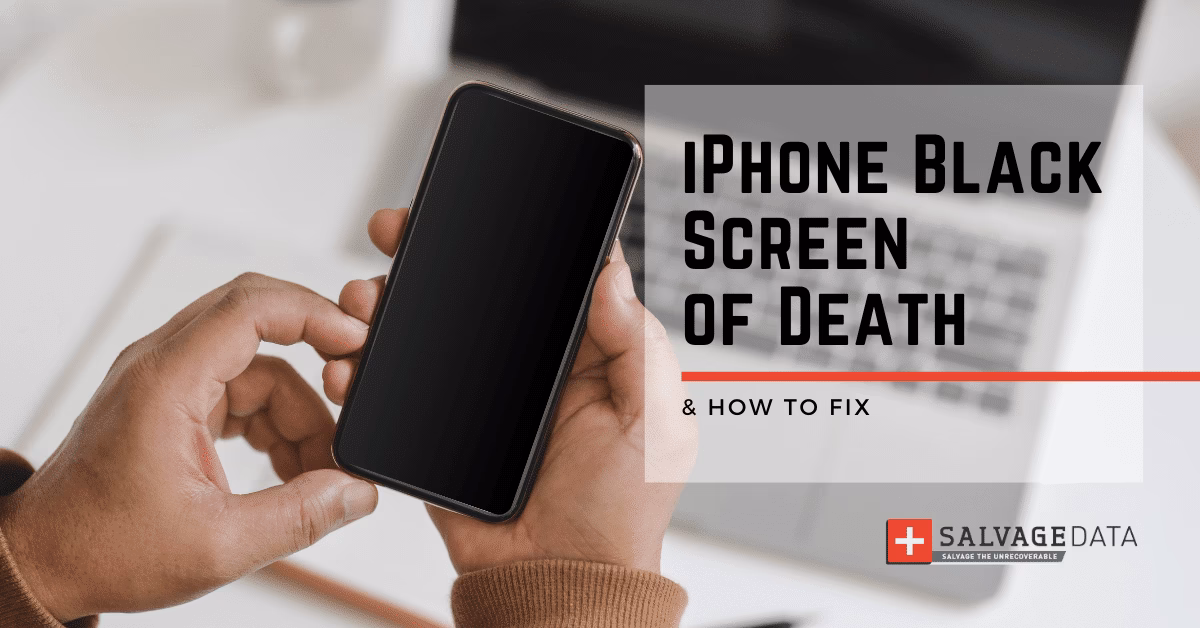 How to fix iPhone screen black?