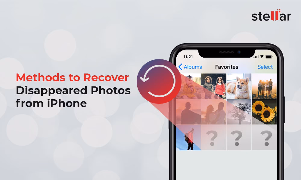 Why are my lost iPhone photos missing?