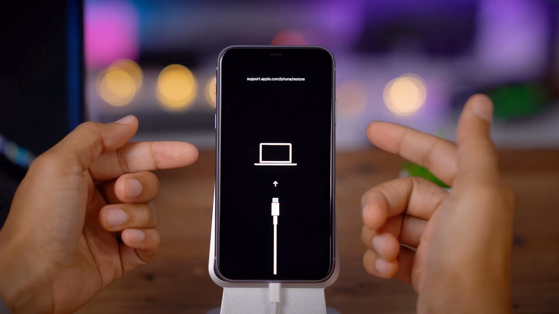 What is a DFU restore on iPhone?