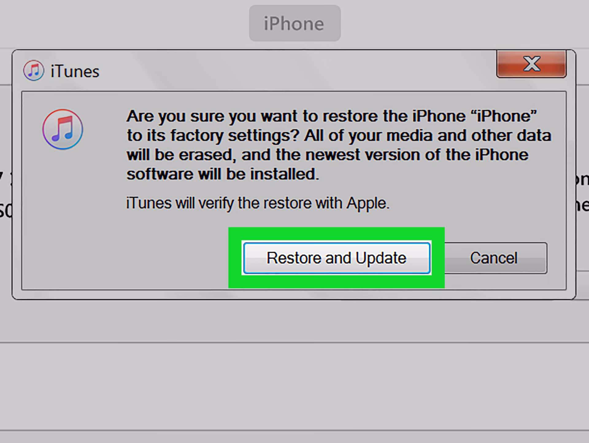 How to restore iPhone data?