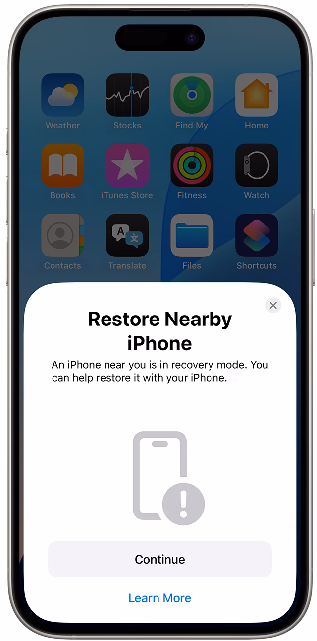 How do I restore my iPhone from a backup?
