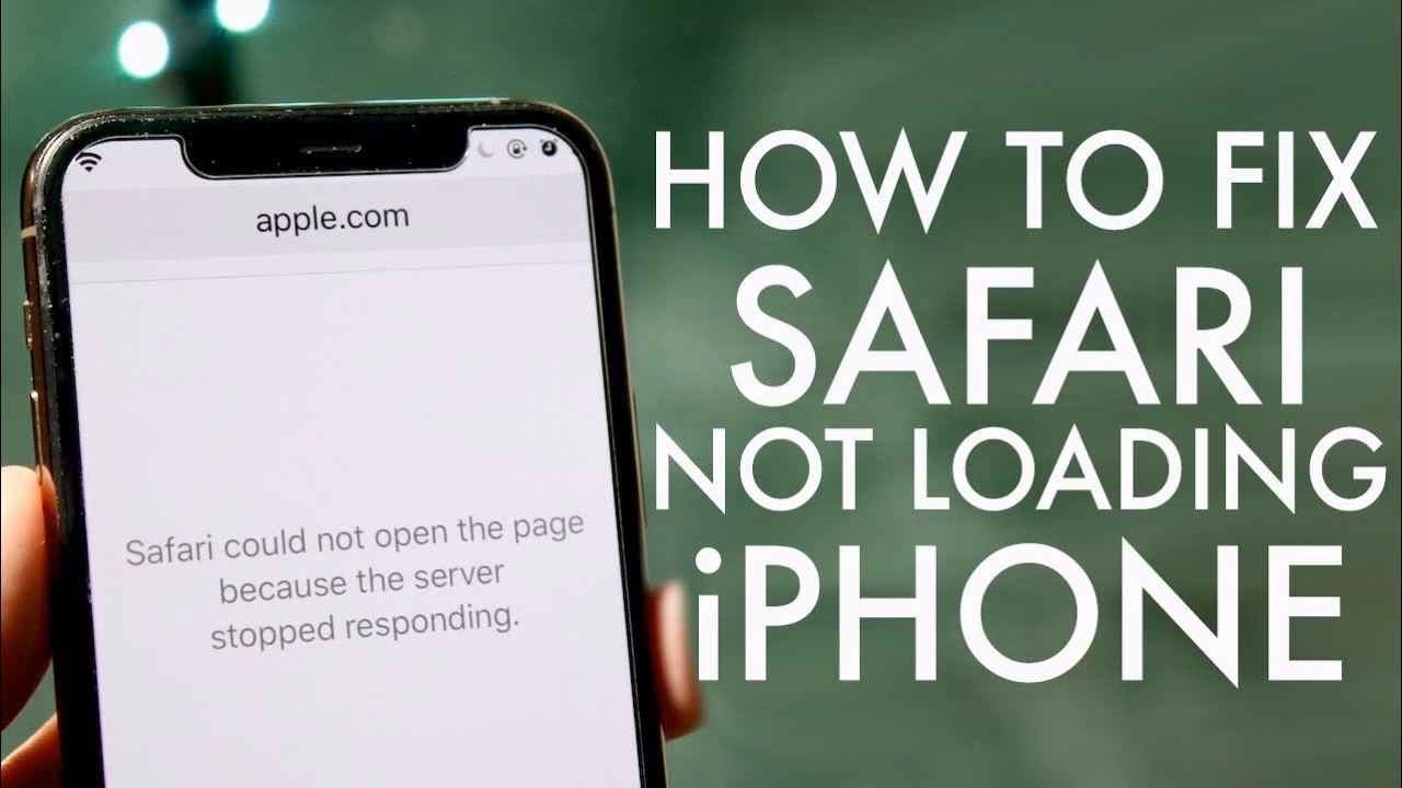 How to fix Safari not working on iPhone?