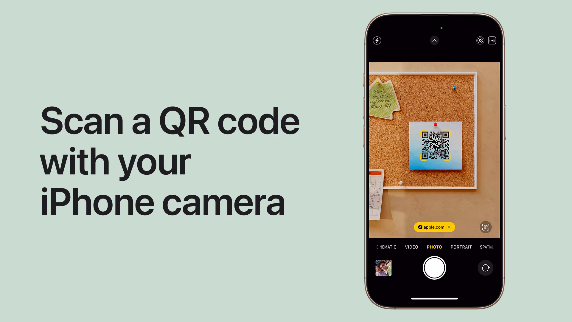 How to scan QR codes on iPhone?