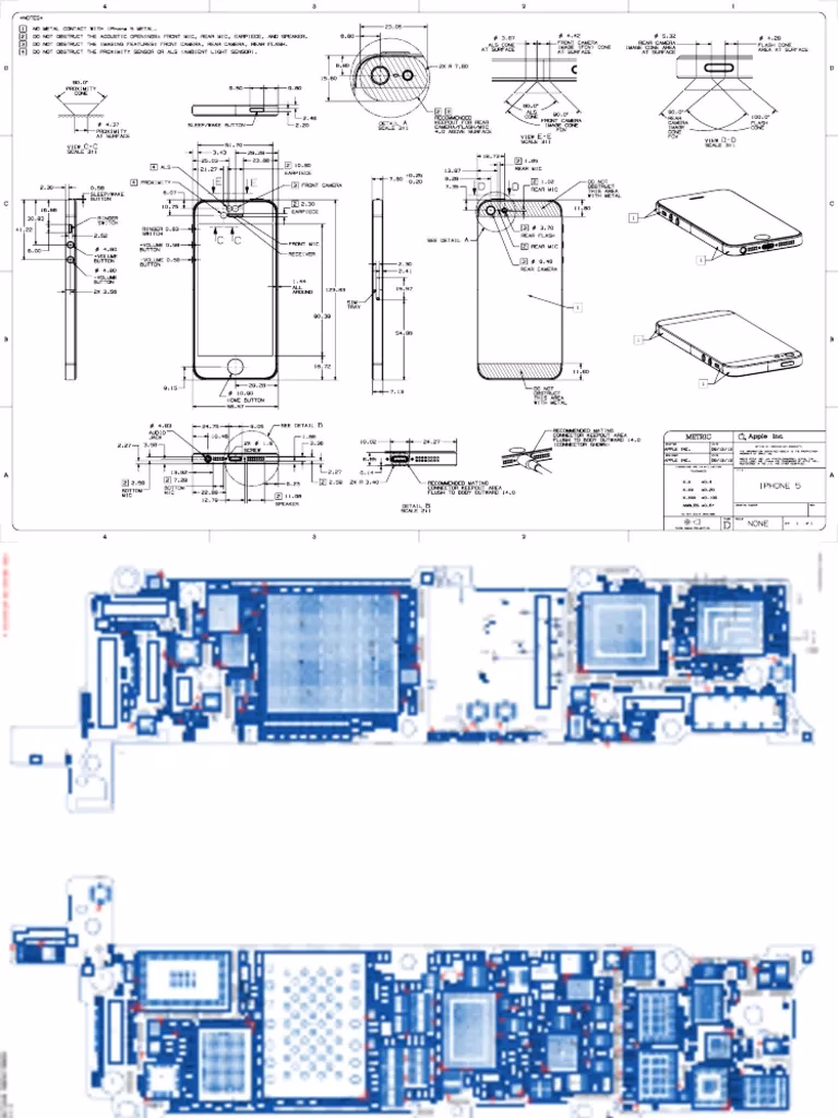 How many schematic diagrams for iPhone XS & iPads?
