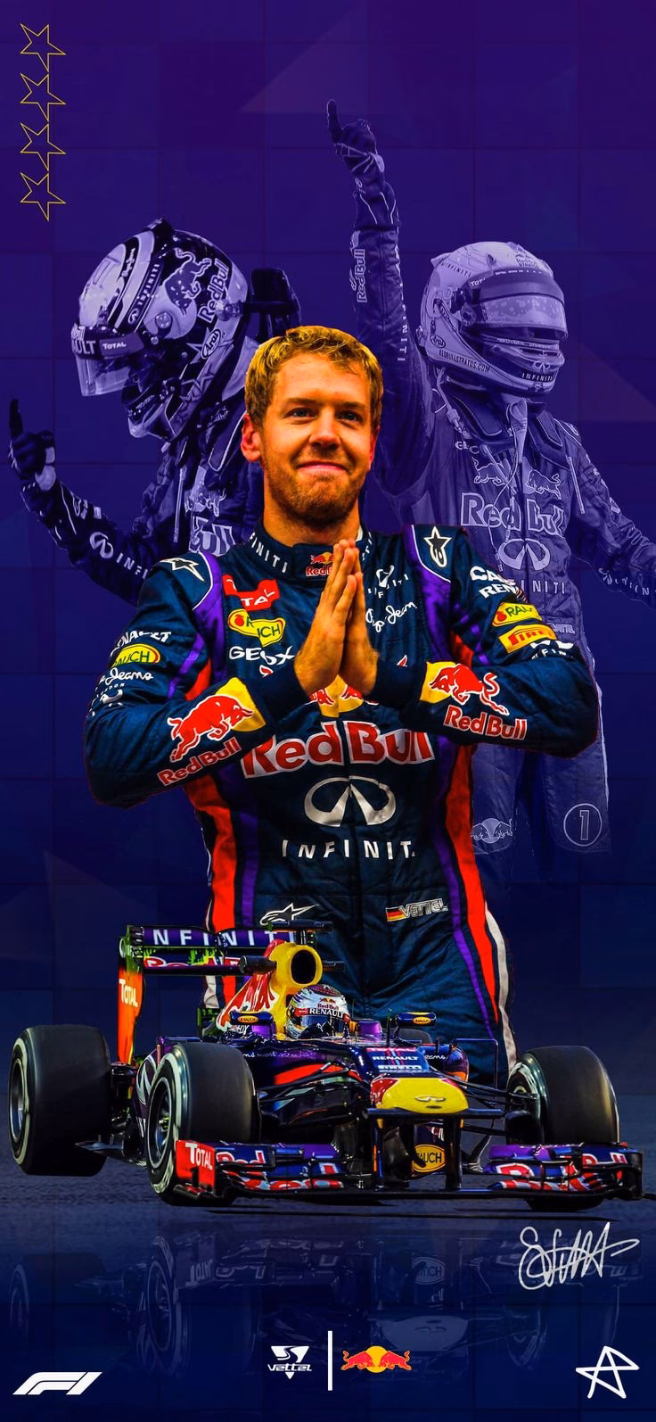 How many Sebastian Vettel F1 wallpapers are there?